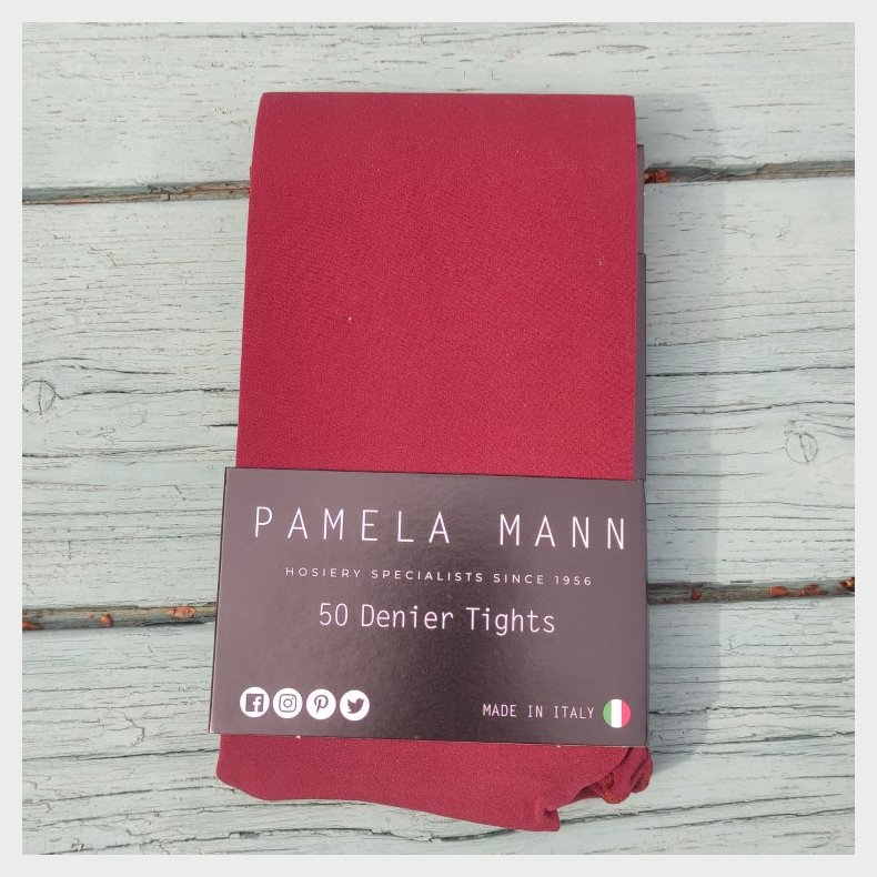  Bourgogne r�de str�mpebukser Pamela Mann