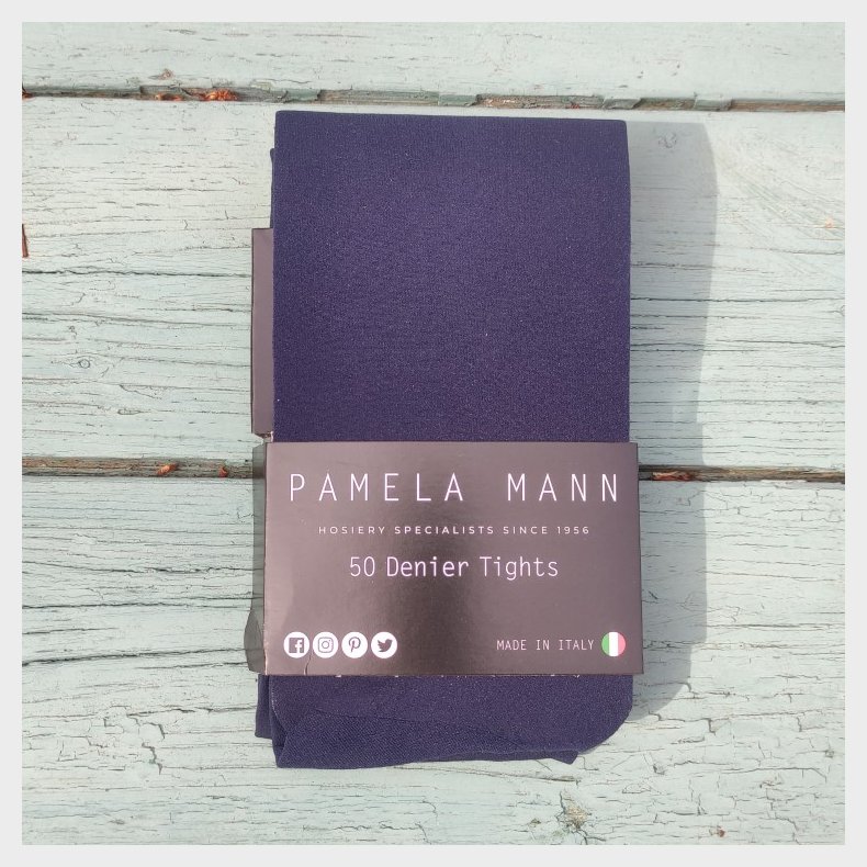 m�rke bl� str�mpebukser Pamela Mann