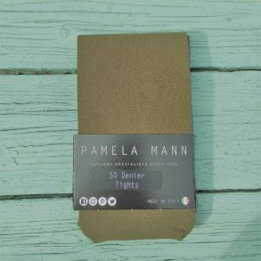 Oliven gr�nne str�mpebukser Pamela Mann