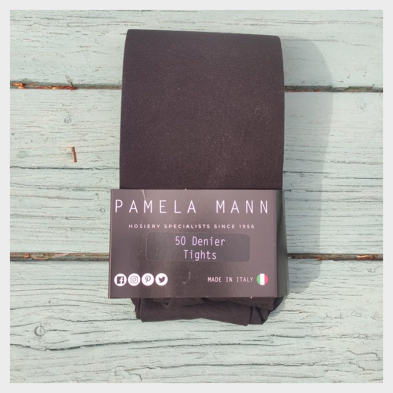 sorte str�mpebukser Pamela Mann